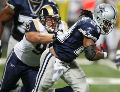 Former Cowboys running back Marion Barber taken to hospital for