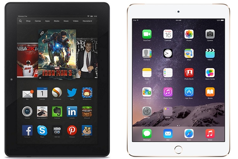 Ipad Mini Vs Original Kindle Fire