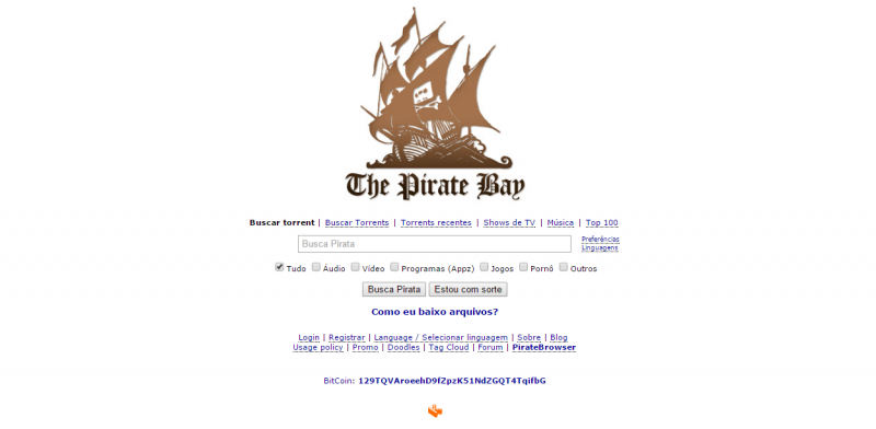BitTorrent websites: Defunct BitTorrent websites, The Pirate Bay