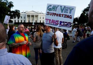 Trump formally issues memo banning transgender service members