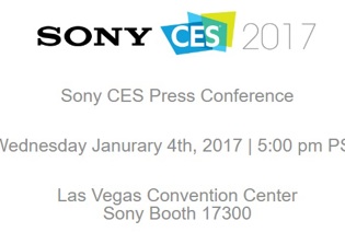 Sony CES 2017 plans: new devices to be announced on Jan. 4?