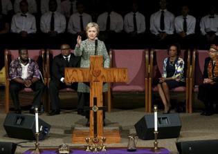 Tim Kaine points at Hillary Clinton's Methodist faith as the 'root of everything she does'