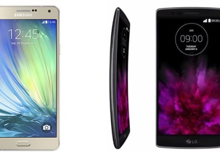 Samsung Galaxy A7 vs G Flex 2 Specs, Price Review: Features Comparison - New Samsung Phone Takes On LG Rival