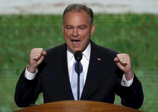 Catholics protest Democratic VP candidate Tim Kaine's pro-abortion stance