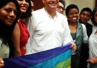 Transgender couple in Ecuador claim to be first to give birth to own child