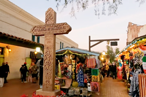large wooden cross