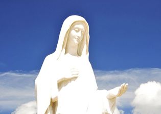 Worshippers flock to Argentina home to witness 'miracle' as Virgin Mary statue starts 'crying blood'