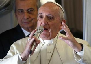 Pope Francis appears open to the use of contraception to halt spread of the Zika virus