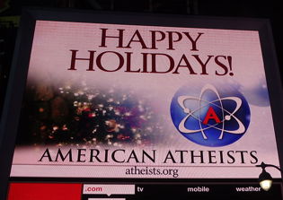 American Atheists launch billboard campaign calling church 'fake news'
