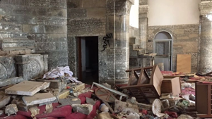 Church holds service for first time after ISIS desecrated it 8 years ago