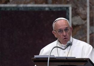 Pope Francis speaks about Christianity in Europe