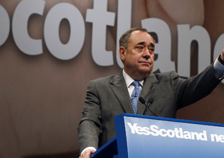 Scotland's First Minister Alex Salmond Announces Resignation After Independence Vote