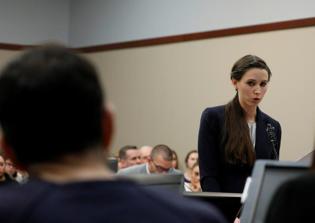 Former gymnast who broke Olympic sex abuse case shares Gospel with abuser in court